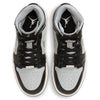 Women's Jordan 1 Mid SE Black/Metallic Silver (FB9892 002)