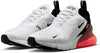 Men's Nike Air Max 270 White/Black-Hot Punch (FD0283 100)