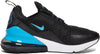 Big Kid's Nike Air Max 270 Black/Blue Lightning-White (FD0676 001)