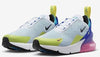 Little Kid's Nike Air Max 270 White/Black-Hyper Royal (FD1021 100)