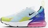 Little Kid's Nike Air Max 270 White/Black-Hyper Royal (FD1021 100)