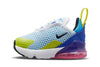 Toddler's Nike Air Max 270 White/Black-Hyper Royal (FD1022 100)