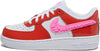 Little Kid's Nike Force 1 Low LV8 1 Picante Red/Pnk Spell-Wht (FD1032 600)