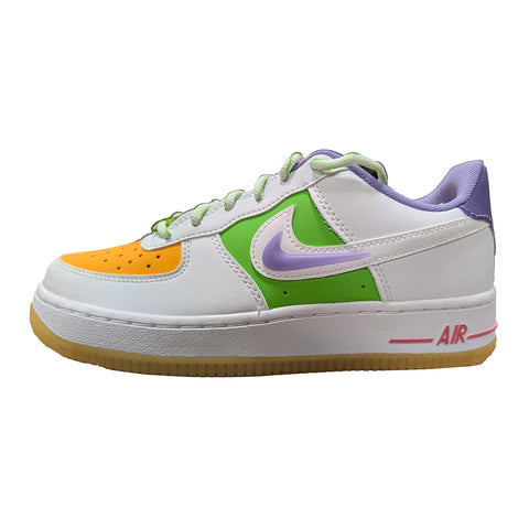 Big Kid's Nike Air Force 1 LV8 1 White/White-Space Purple (FD1035 100)