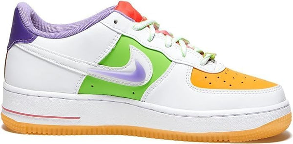 Toddler's Nike Air Force 1 LV8 1 White/White-Space Purple (FD1037 100)