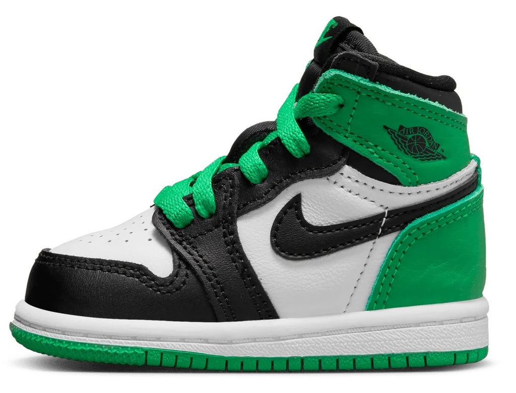 Toddler's Jordan 1 Retro High OG Black/Lucky Green-White (FD1413 031)