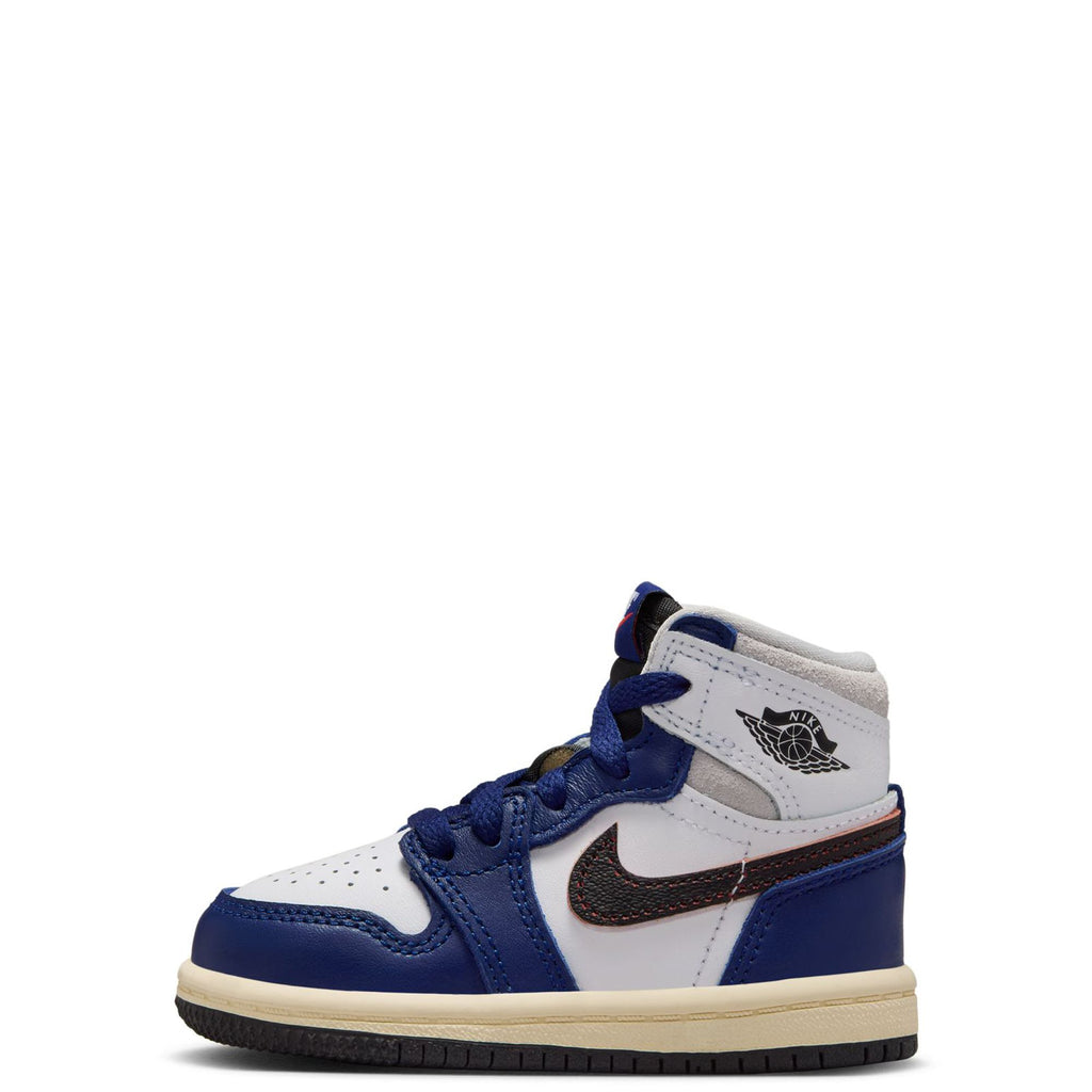 Toddler's Jordan 1 Retro High OG White/Black-Neutral Grey (FD1413 100)
