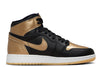 Big Kid's Jordan 1 Retro High OG Black/Metallic Gold-Sail (FD1437 071)