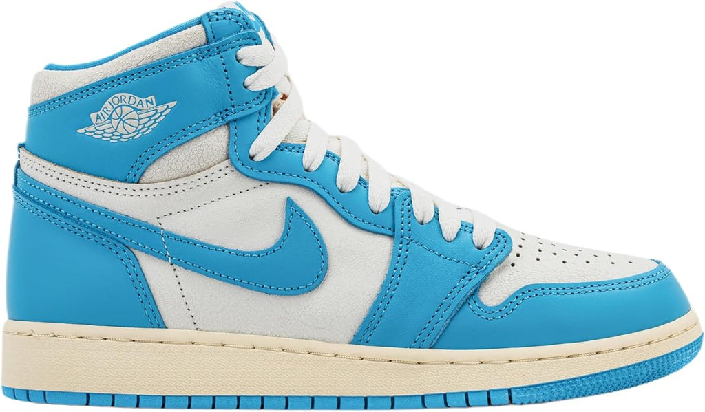 Big Kid's Jordan 1 Retro High OG DK Powder Blue (FD1437 402)
