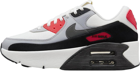 Women's Nike Air Max 90 LV8 Summit White/Smoke Grey-Black (FD4328 101)