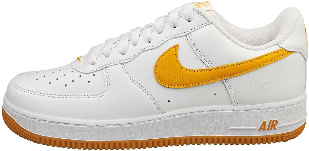 Men's Nike Air Force 1 Low Retro QS White/University Gold (FD7039 100)