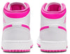 Big Kid's Jordan 1 Mid Iris Whisper/Fire Pink-White