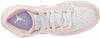 Big Kid's Jordan 1 Mid Pink Wash/Violet Frost-White (FD8780 601)