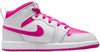 Little Kid's Jordan 1 Mid Iris Whisper/Fire Pink-White (FD8781 500)