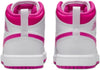 Little Kid's Jordan 1 Mid Iris Whisper/Fire Pink-White (FD8781 500)