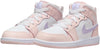Little Kid's Jordan 1 Mid Pink Wash/Violet Frost-White (FD8781 601)
