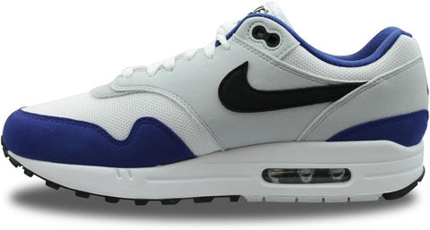 Men's Nike Air Max 1 White/Black-Deep Royal Blue (FD9082 100)