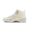 Women's Jordan 12 Retro Phantom/Metallic Gold-White (FD9101 007)