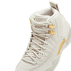 Women's Jordan 12 Retro Phantom/Metallic Gold-White (FD9101 007)