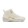 Women's Jordan 12 Retro Phantom/Metallic Gold-White (FD9101 007)