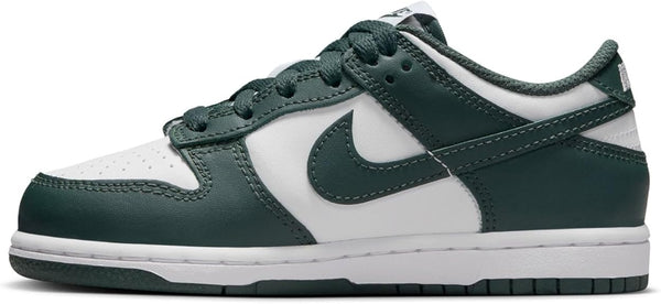 Little Kid's Nike Dunk Low White/Vintage Green-White (FB9108 120)