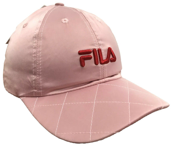 Fila Pink Shadow Satin Strapback Hat -