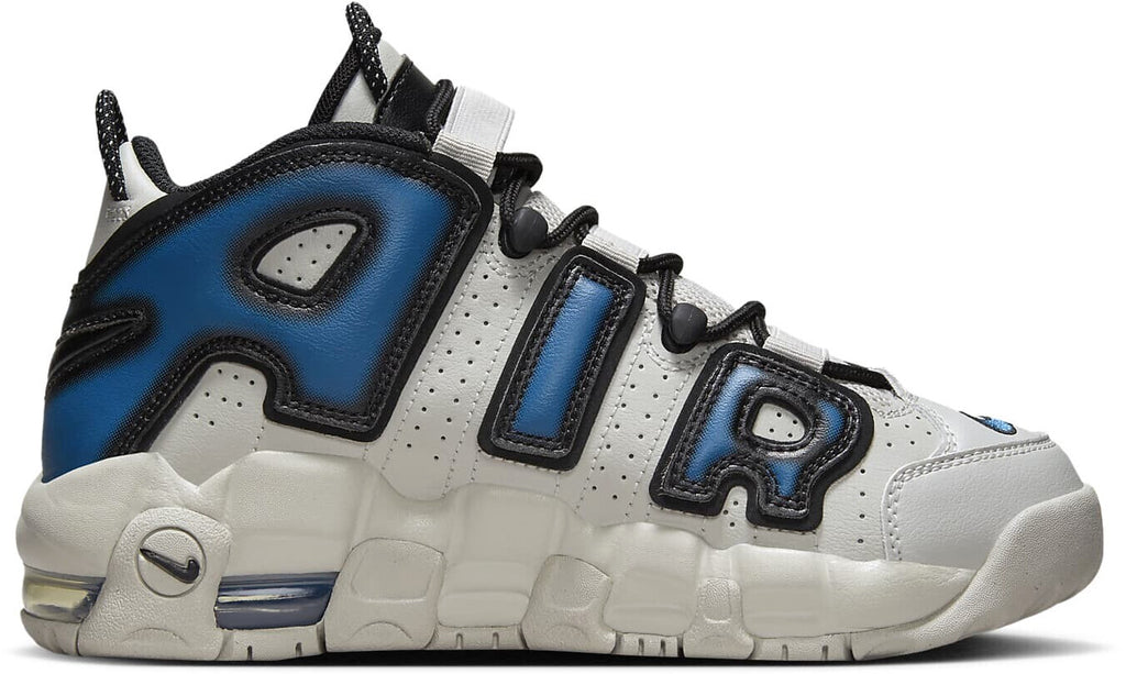 Big Kid's Nike Air More Uptempo Lt Iron Ore/Industrial Blue (FJ1387 001)