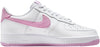 Men's Nike Air Force 1 '07 White/Pink Rise-White (FJ4146 101)