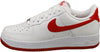 Men's Nike Air Force 1 '07 White/Dragon Red-White (FJ4146 106)