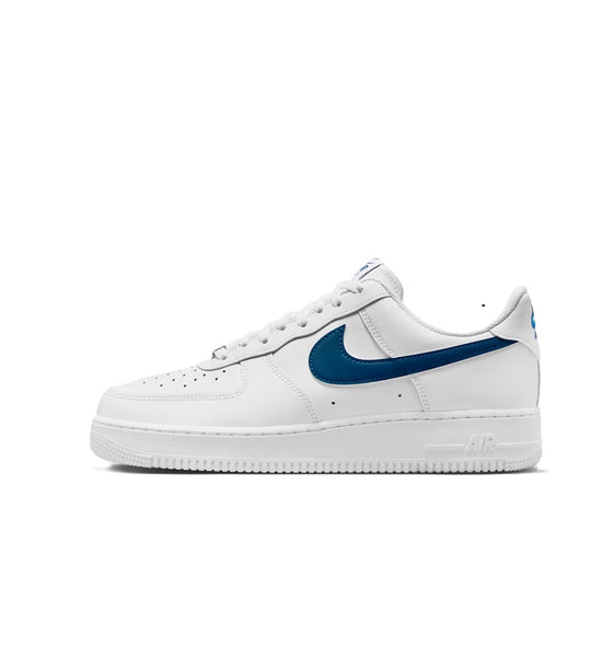 Men's Nike Air Force 1 '07 White/Court Blue-White (FJ4146 123)