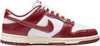 Women's Nike Dunk Low PRM White/Team Red-Coconut Milk (FJ4555 100)