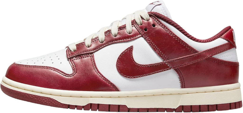 Women's Nike Dunk Low PRM White/Team Red-Coconut Milk (FJ4555 100)