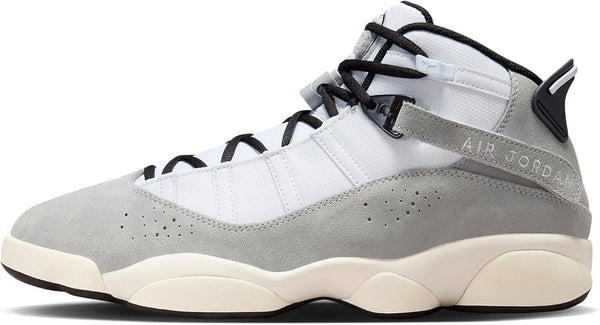 Men's Jordan 6 Rings LT Smoke Grey/White-Black-Sail (FJ4650 077)
