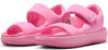 Women's Nike Calm Sandal Hyper Pink/Metallic Silver (FJ6043 600)