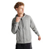 Men's Jordan Essentials Carbon Heather/White Full-Zip Fleece Hoodie
