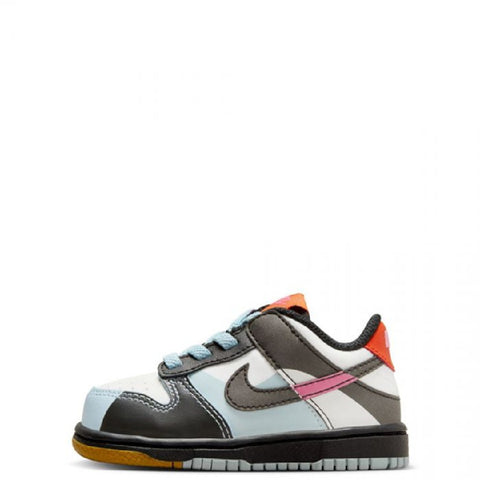 Toddler's Nike Dunk Low SE Summit White/LT Armory Blue (FN0029 100)