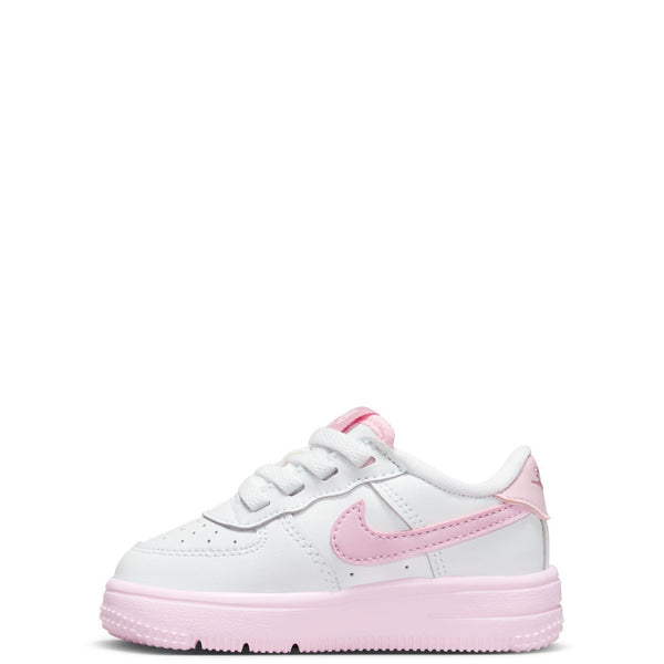 Toddler's Nike Force 1 Low EasyOn White/Pink Foam (FN0236 100)