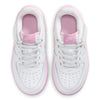 Little Kid's Nike Force 1 Low EasyOn White/Pink Foam (FN0237 100)