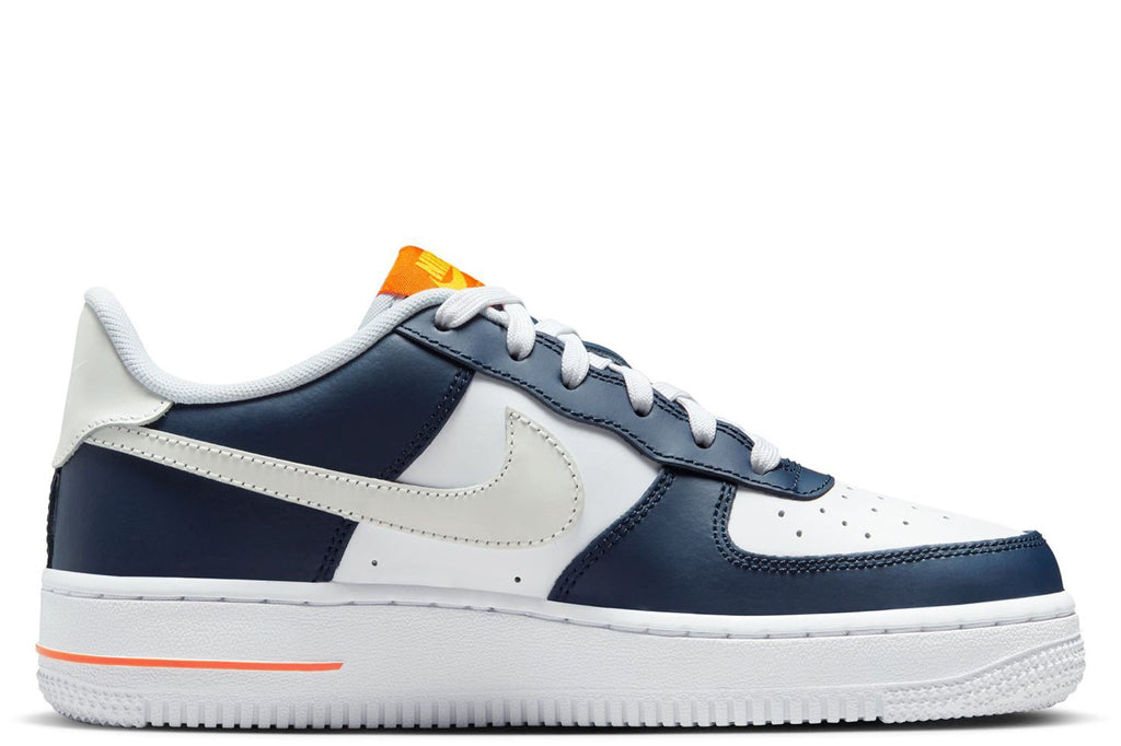 Big Kid's Nike Air Force 1 Low LV8 BG Navy/Wht-Blue Tint (FN7239 410)