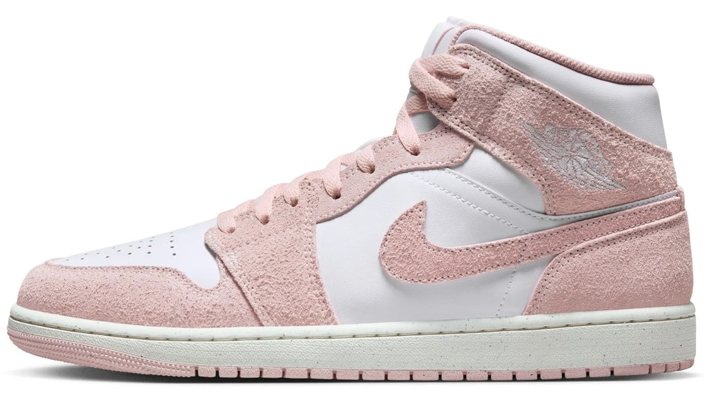 Men's Jordan 1 Mid SE White/Legend Pink-Sail (FN5215 161)