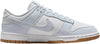 Women's Nike Dunk Low PRM NN White/Football Grey (FN6345 100)