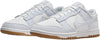 Women's Nike Dunk Low PRM NN White/Football Grey (FN6345 100)