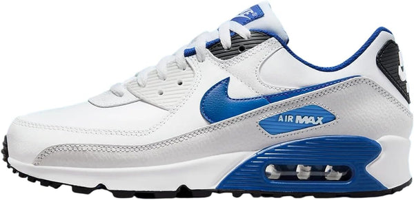 Men's Nike Air Max 90 LTR White/Game Royal-Photon Dust (FN6843 100)