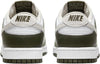 Men's Nike Dunk Low White/Light Bone-Oil Green (FN6882 100)