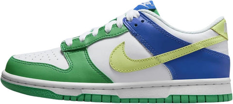 Big Kid's Nike Dunk Low BG White/Lt Lemon Twist (FN6973 100)