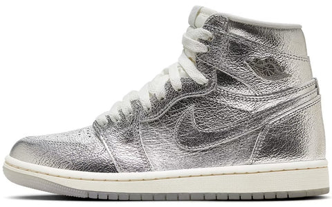 Women's Jordan 1 Hi OG Metallic Silver/Photon Dust (FN7249 001)