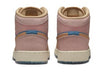 Big Kid's Jordan 1 Mid Aegean Storm/Hemp-Pink Oxford (FN7452 400)