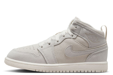 Little Kid's Jordan 1 Mid SE Craft Pale Ivory/Sail  (FN7494 100)