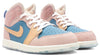 Little Kid's Jordan 1 Mid SS Aegean Storm/Hemp-Pink Oxford (FN7495 400)