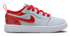 Little Kid's Jordan 1 Low ALT SE Football Grey/University Red (FN9744 018)